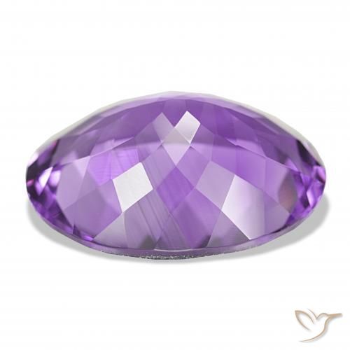 Ametista Viola scuro naturale da 15.69 ct, Ovale, IF