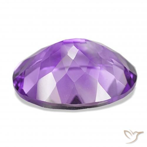 Ametista Viola violaceo intenso naturale da 17.42 ct, Ovale, IF