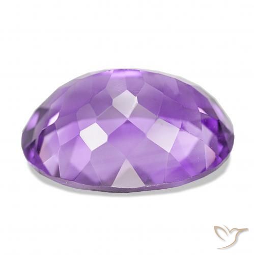 Ametista Viola Intenso naturale da 17.99 ct, Ovale, IF