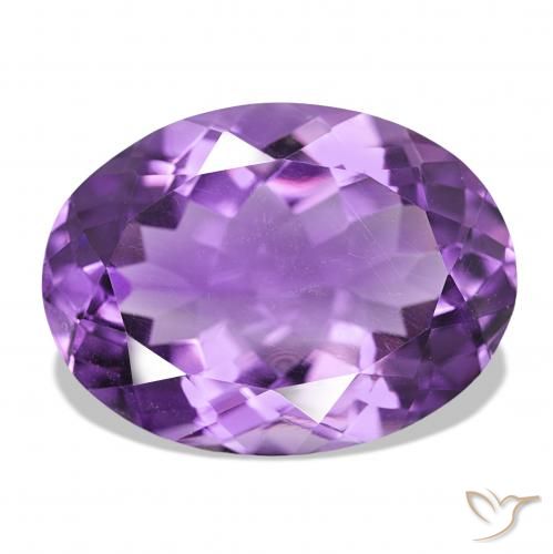 16.75ct Viola violaceo intenso Ametista, Ovale, VS
