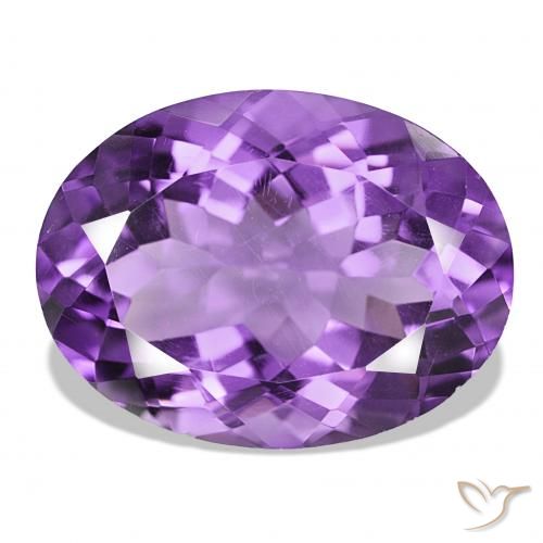 16.57ct Viola medio Ametista, Ovale, VS