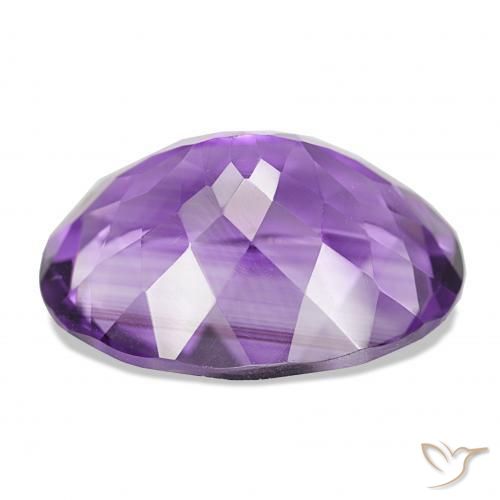 Ametista Viola medio naturale da 16.57 ct, Ovale, VS
