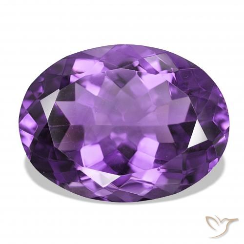 17.26ct Viola Intenso Ametista, Ovale, IF