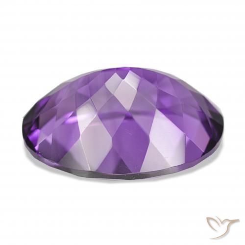 Ametista viola vivido naturale da 16.87 ct, Ovale, IF