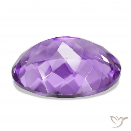 Ametista Viola scuro naturale da 17.34 ct, Ovale, IF
