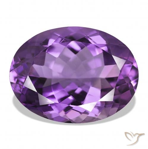 17.41ct Viola medio Ametista, Ovale, IF