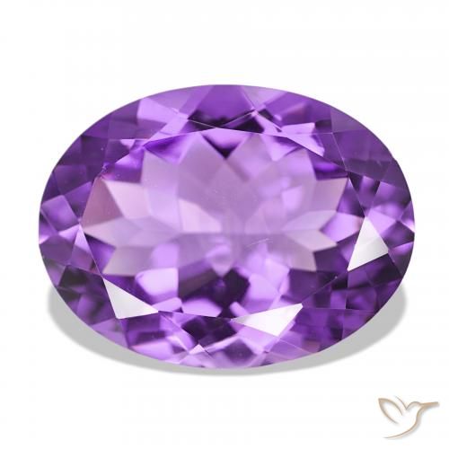 Ametista Viola Intenso naturale da 16.47 ct, Ovale, IF