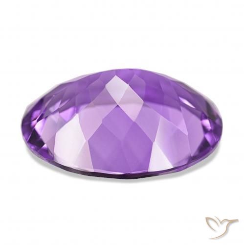 Ametista viola vivido naturale da 14.45 ct, Ovale, IF