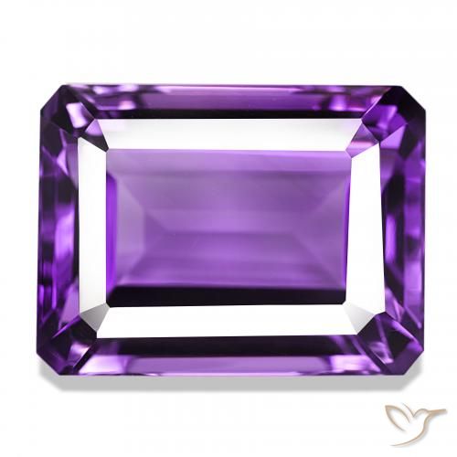 Ametista Viola Intenso naturale da 25.63 ct, Ottagonale / Taglio smeraldo, VVS