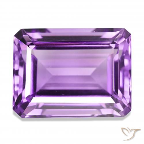 Ametista Violetto rosato naturale da 23.81 ct, Ottagonale / Taglio smeraldo, VVS
