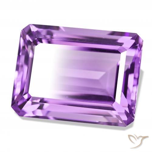 Ametista Violetto rosato naturale da 23.81 ct, Ottagonale / Taglio smeraldo, VVS