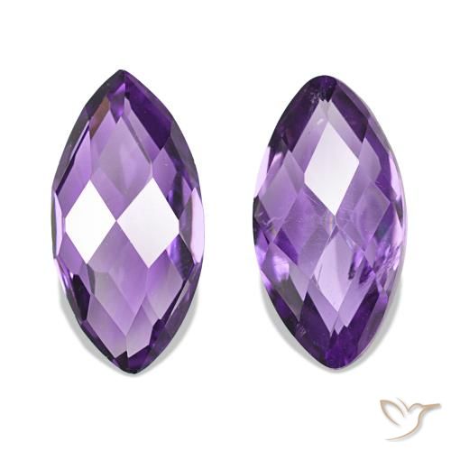 1.14ctw Medium Light-Violet Ametista, Taglio marquise, VS