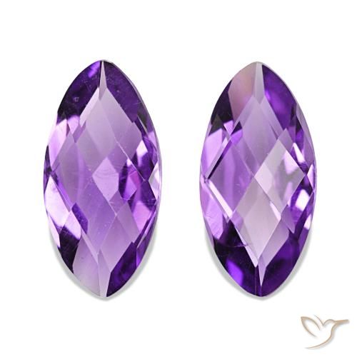 1.05ctw Medium Light-Violet Ametista, Taglio marquise, VVS-VS