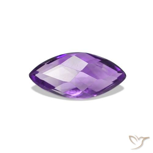 0.54ct Viola Intenso Ametista, Taglio marquise, VVS