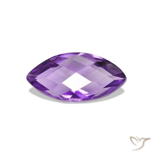 0.56ct Viola medio Ametista, Taglio marquise, VVS