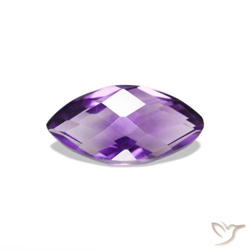 0.53ct Viola Intenso Ametista, Taglio marquise, VS-SI