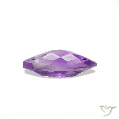 Ametista Violetto rosato naturale da 0.55 ct, Taglio marquise, VS