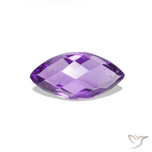 0.56ct Viola tendente al rosa Ametista, Taglio marquise, VS