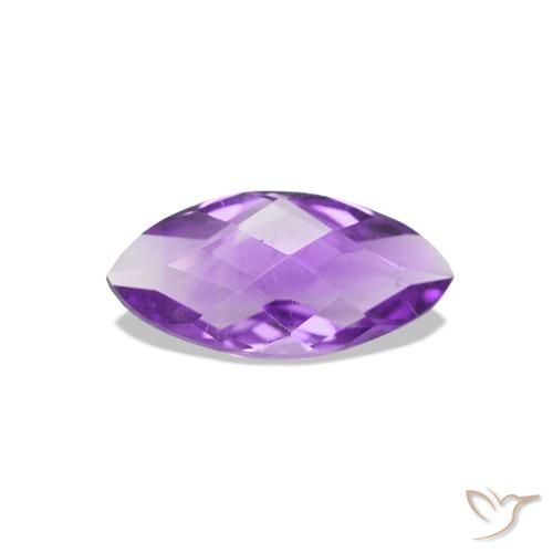 0.48ct Medium Dark-Violet Ametista, Taglio marquise, VVS