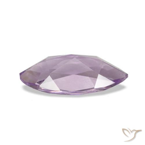 Ametista Viola chiaro-medio naturale da 0.91 ct, Taglio marquise, VS