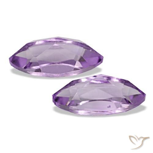 Gemme di Ametista Melanzane Viola naturale da 2.25 ct, Taglio marquise, VVS-VS