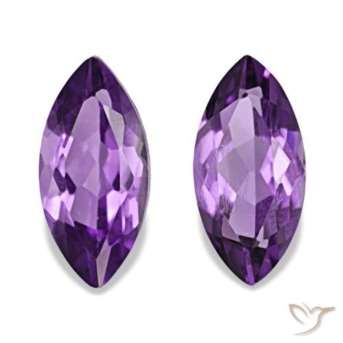 1.96ctw viola vivido Ametista, Taglio marquise, VS