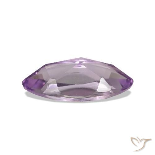 Ametista violaceo naturale da 0.96 ct, Taglio marquise, VVS-VS
