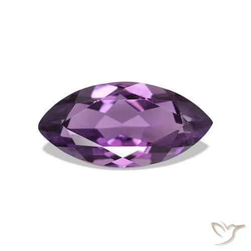 1.02ct Viola medio Ametista, Taglio marquise, VVS-VS