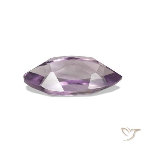 Ametista Viola medio naturale da 1.10 ct, Taglio marquise, VVS-VS