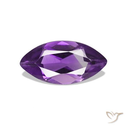 0.94ct Viola medio Ametista, Taglio marquise, VVS-VS