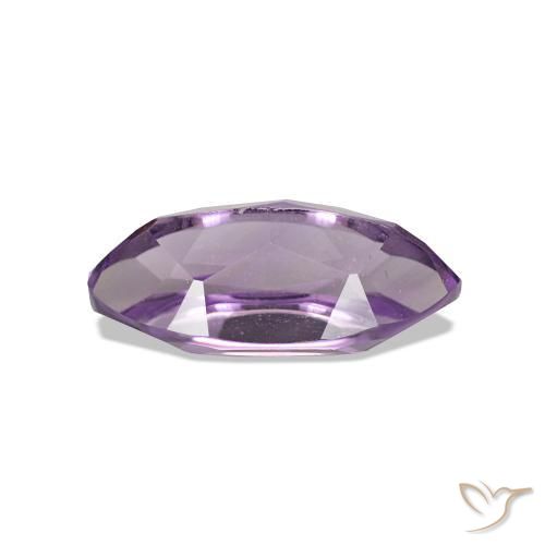 Ametista Viola chiaro-medio naturale da 1.12 ct, Taglio marquise, VVS-VS