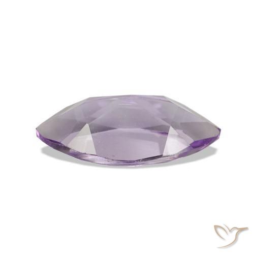 Ametista Viola medio naturale da 0.95 ct, Taglio marquise, VVS-VS