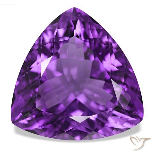 43.30ct Viola Intenso Ametista, Taglio trillion, VVS-VS