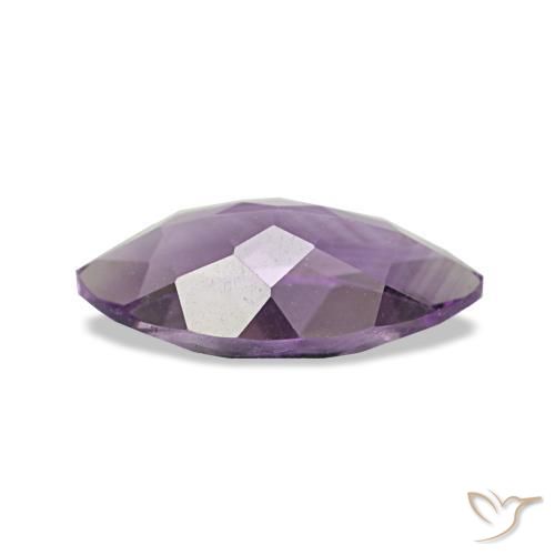 Ametista Viola chiaro-medio naturale da 0.91 ct, Taglio marquise, VVS-VS