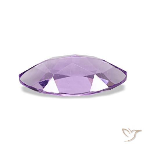 Ametista Viola tendente al rosa naturale da 0.96 ct, Taglio marquise, VVS-VS