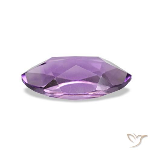 Ametista Viola violaceo intenso naturale da 1.05 ct, Taglio marquise, VVS-VS