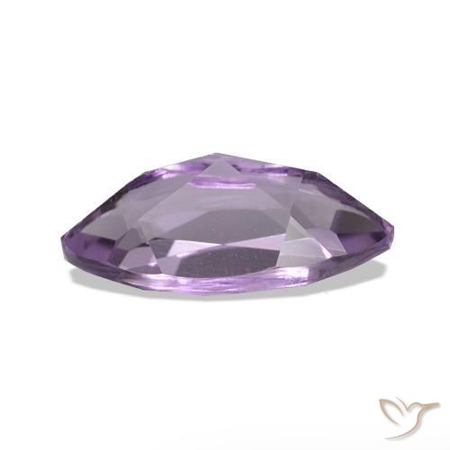 Ametista Medium Light Purplish-Violet naturale da 1.06 ct, Taglio marquise, VS