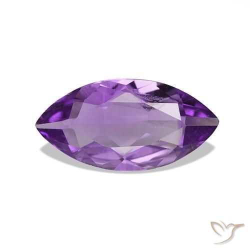 0.71ct Viola-Rosa Medio Ametista, Taglio marquise, VS