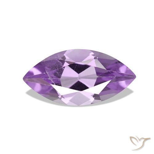 0.89ct Viola medio Ametista, Taglio marquise, VS