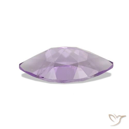Ametista Viola medio naturale da 0.89 ct, Taglio marquise, VS