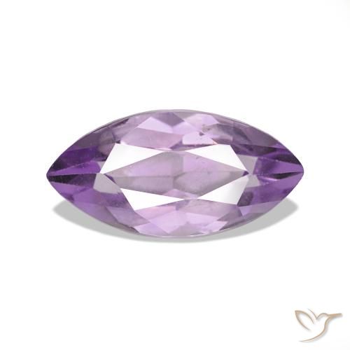 1.13ct Viola chiaro-medio Ametista, Taglio marquise, VS