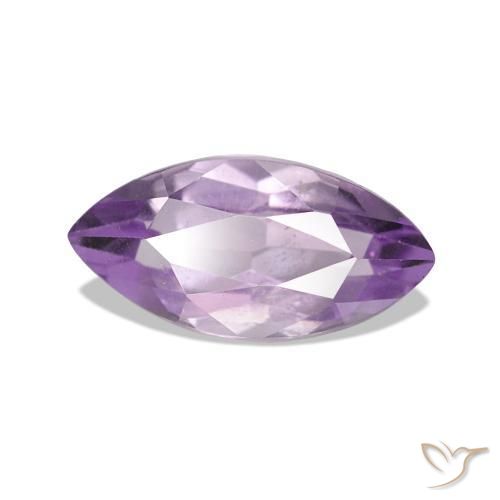 Ametista Viola chiaro-medio naturale da 1.13 ct, Taglio marquise, VS