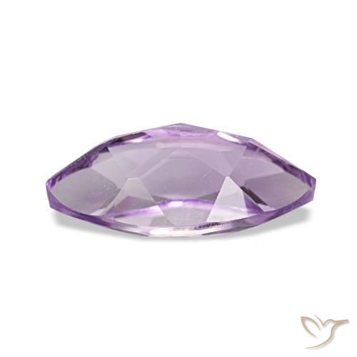 Ametista Medium Light Purplish-Violet naturale da 1.12 ct, Taglio marquise, VVS