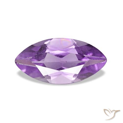 Ametista violaceo naturale da 1.00 ct, Taglio marquise, VS