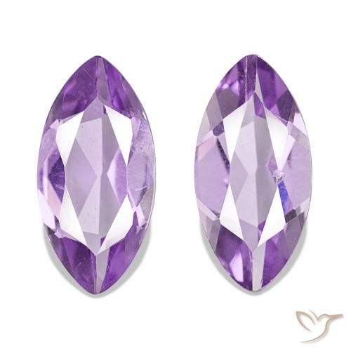 1.75ctw Medium Light Purplish-Violet Ametista, Taglio marquise, VS