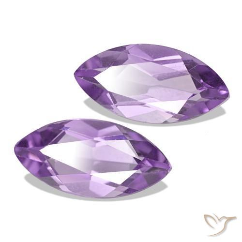 Gemme di Ametista violaceo naturale da 1.99 ct, Taglio marquise, VS