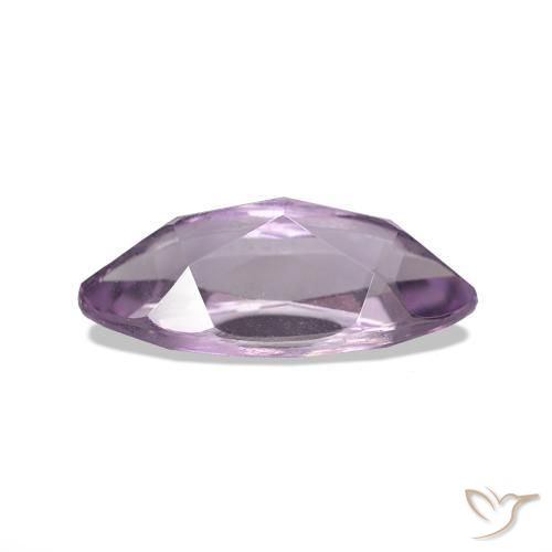 Ametista Viola medio naturale da 1.00 ct, Taglio marquise, VVS