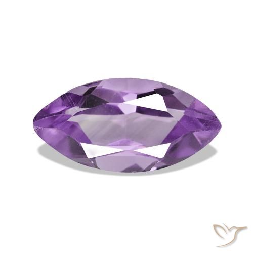 Ametista Deep Iris Violetta naturale da 1.03 ct, Taglio marquise, VS-SI