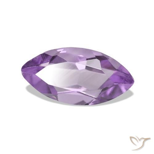 Ametista Deep Iris Violetta naturale da 1.03 ct, Taglio marquise, VS-SI