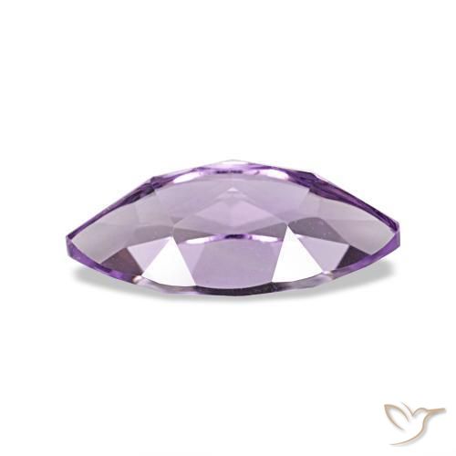 Ametista Viola chiaro-medio naturale da 0.96 ct, Taglio marquise, VVS